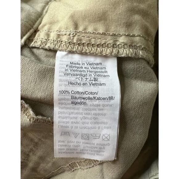 J.Crew Khaki Flat Front Shorts-4 - Picture 4 of 8